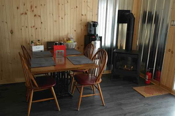 Salle à diner du chalet